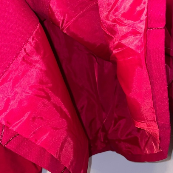 Great Cavalier by St. Paul pink Silk Embroidered Blazer Jacket size 2X Vintage - Picture 10 of 16